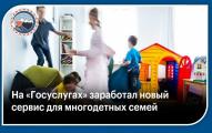 На Госуслугах заработал новый сервис для многодетных семей